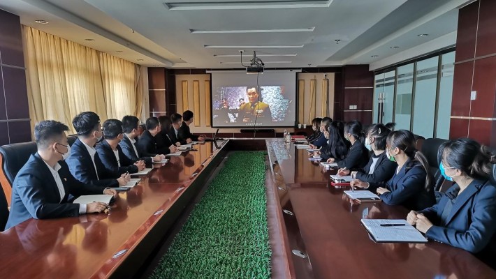 “慶國慶、祖國頌，學司史、知司情”裝備公司團委組織召開主題學習活動